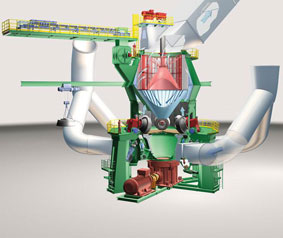 礦渣立磨工作圖